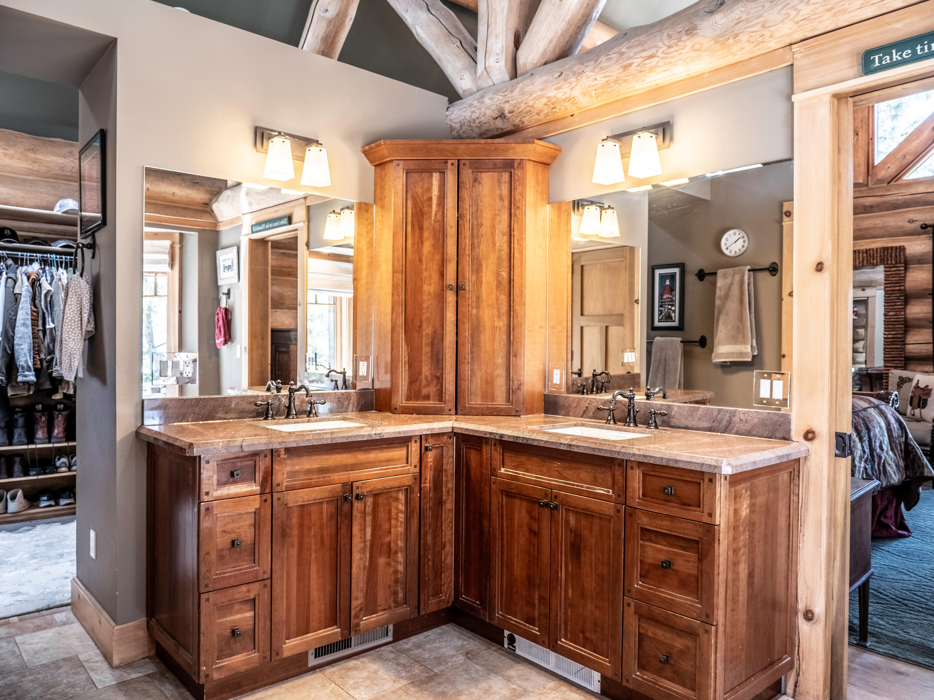 61072 Devils Ladder Road Mountain Center, CA 92561 - Photo 19 of 81 a kitchen with a sink stove and cabinets