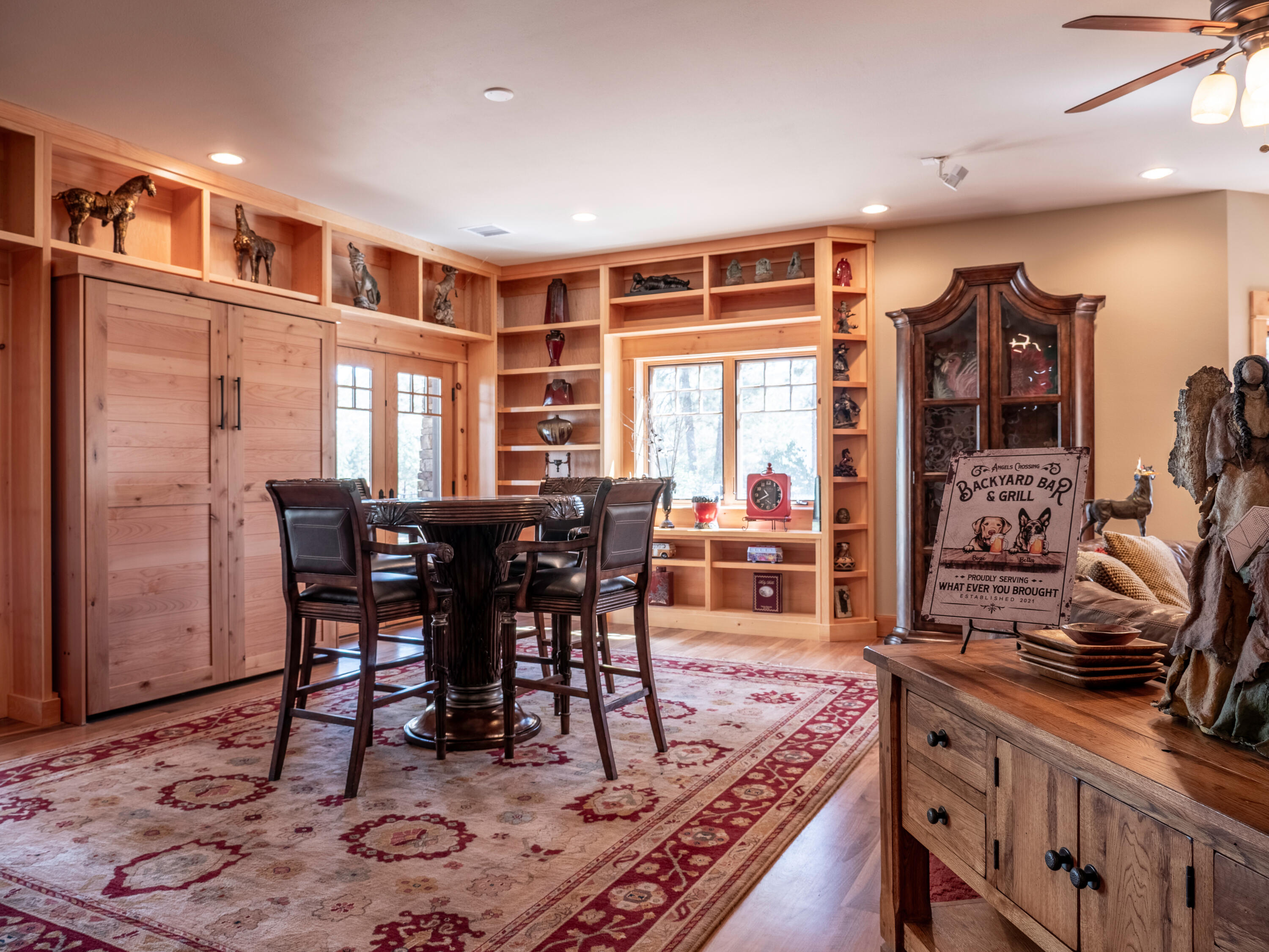 61072 Devils Ladder Road Mountain Center, CA 92561 - Photo 53 of 81 a view of a dining room with furniture