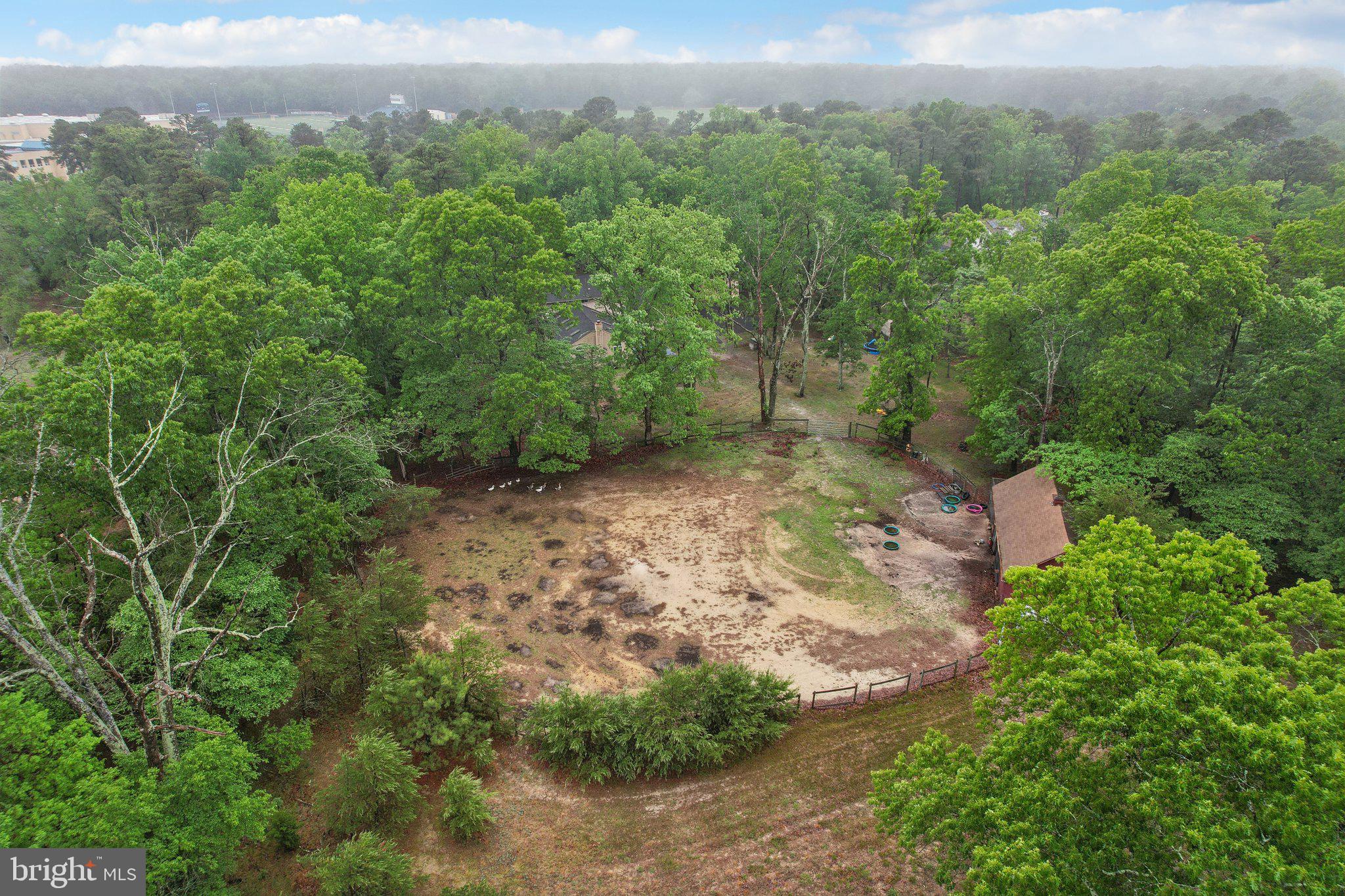 595 Tabernacle Road Medford, NJ 08055 - Photo 60 of 65 an aerial view of a house with a yard