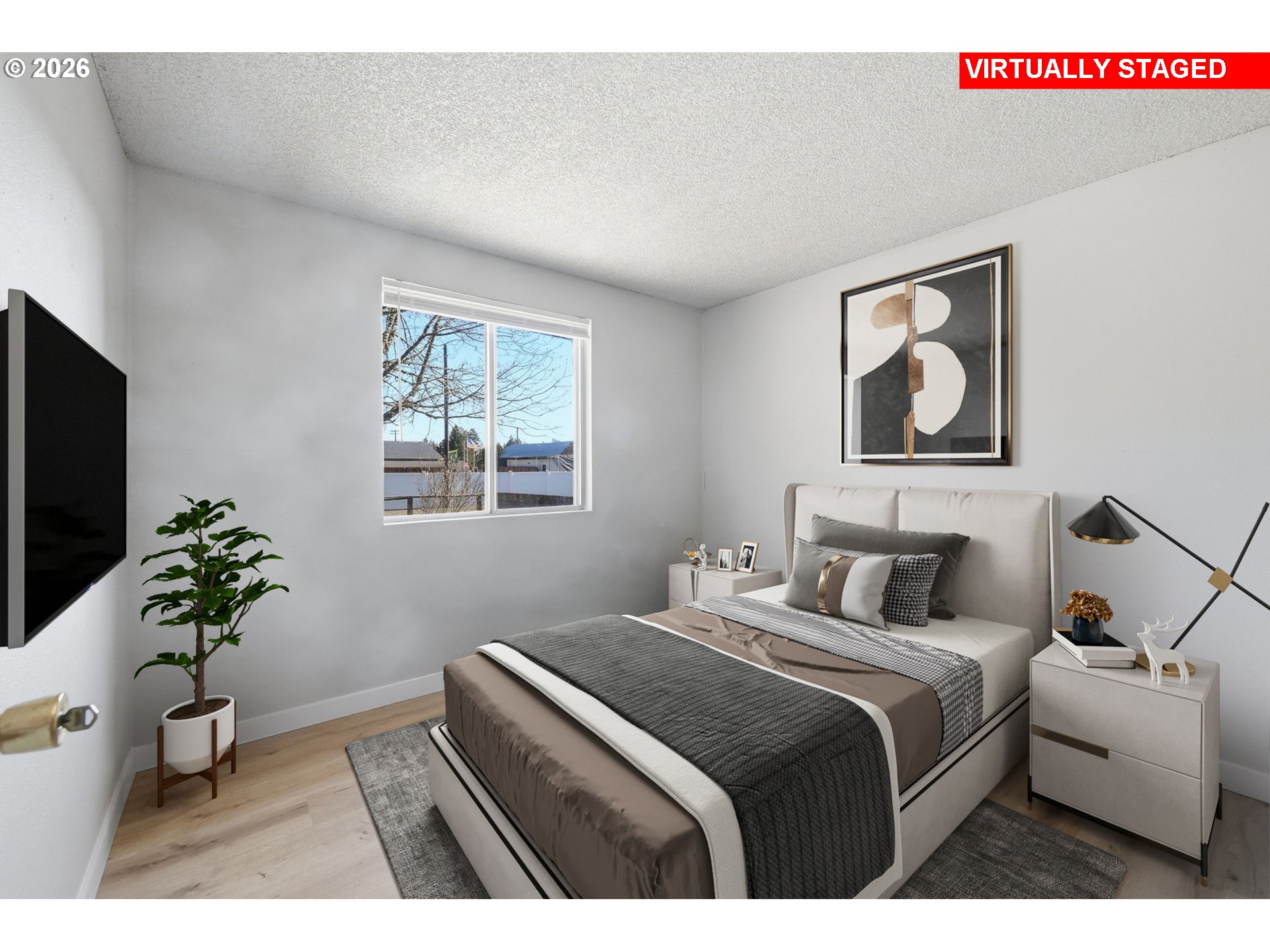 87988 6th Street Veneta, OR 97487 - Photo 16 of 20 a bedroom with a bed and a couch