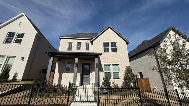 a view of a house with a porch
