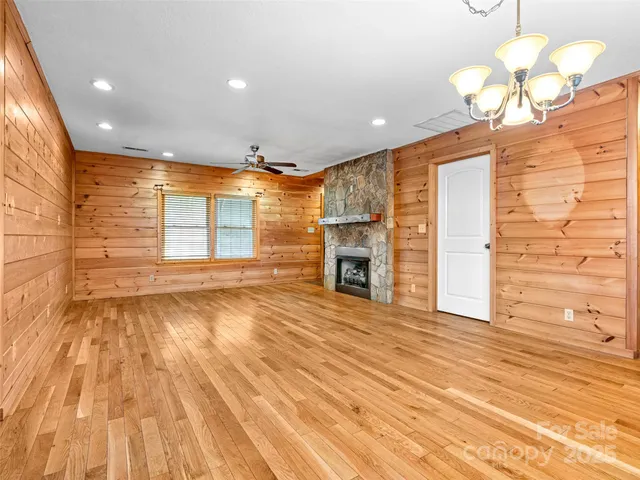 a view of a livingroom with a chandelier