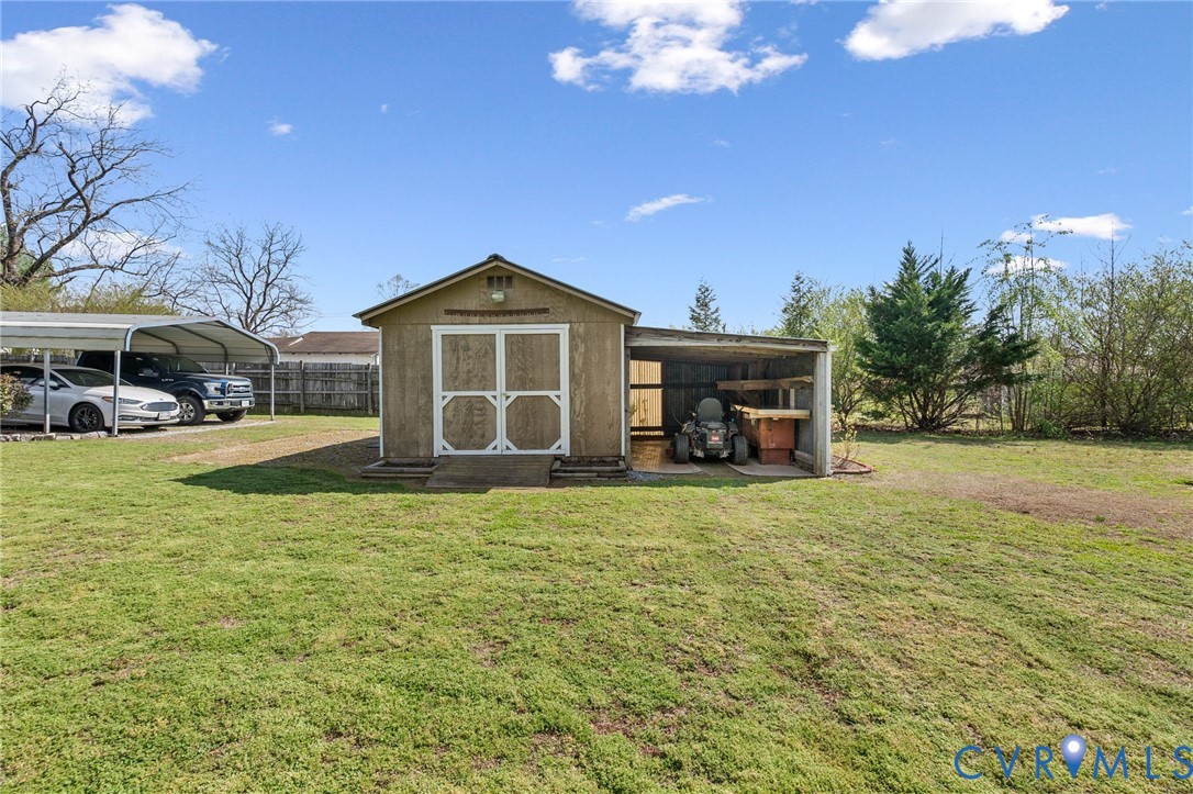 3411 Spring Run Road Mechanicsville, VA 23111 - Photo 34 of 41 a view of a house with a yard