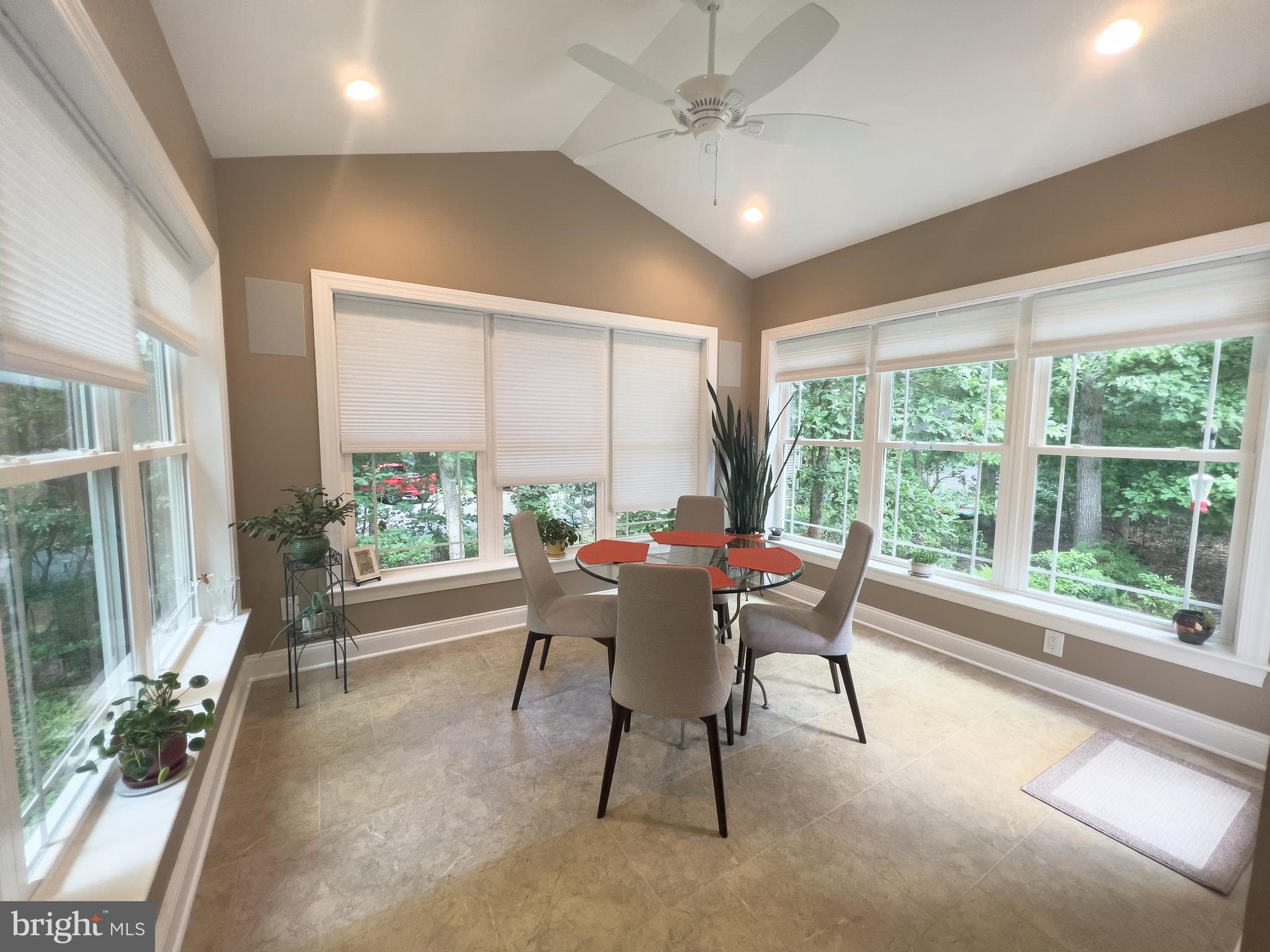 606 Old Indian Mills Road Tabernacle, NJ 08088 - Photo 10 of 43 a dining room with furniture a flat screen tv and a large window