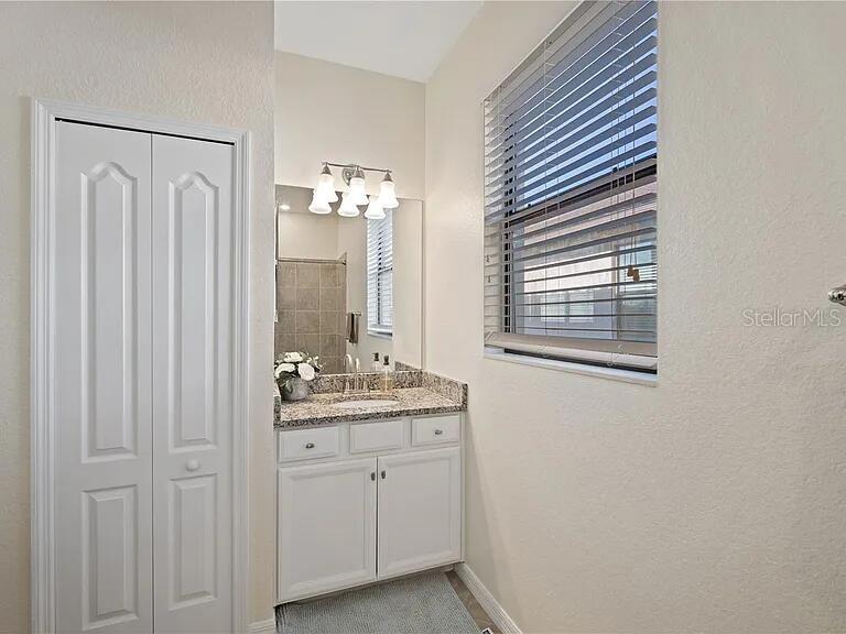 17006 Blue Ridge Place Bradenton, FL 34211 - Photo 31 of 38 a bathroom with a sink and a mirror