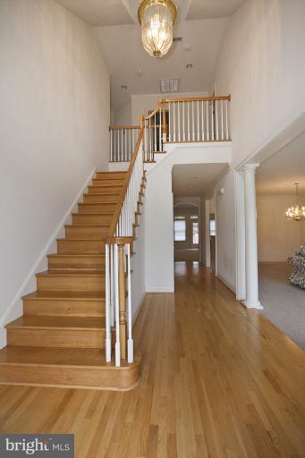 2103 Cranbourne Road Lutherville-Timonium, MD 21093 - Photo 2 of 30 Two-story Foyer & Oak stairs