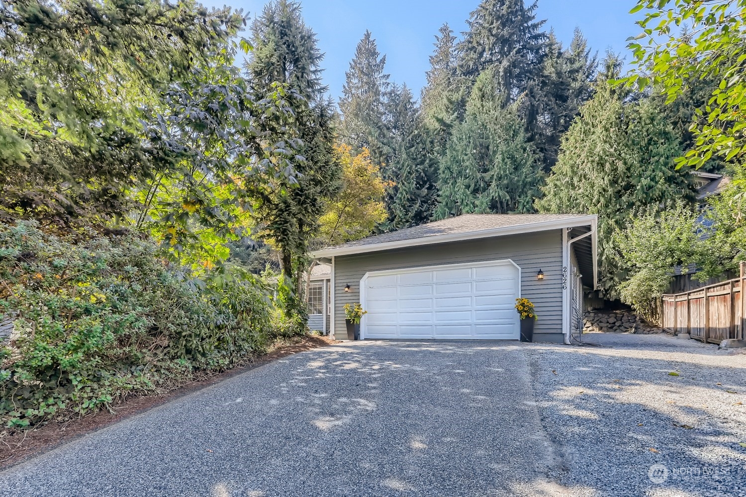 a house with a outdoor space