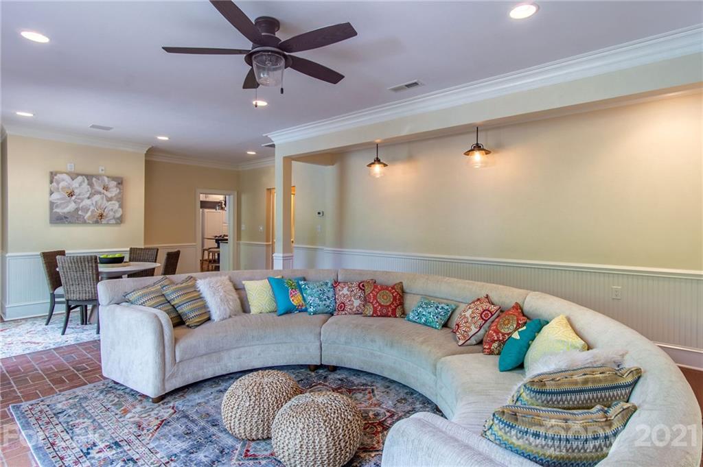 2132 Rolston Drive Charlotte, NC 28207 - Photo 22 of 48 a living room with furniture and kitchen view