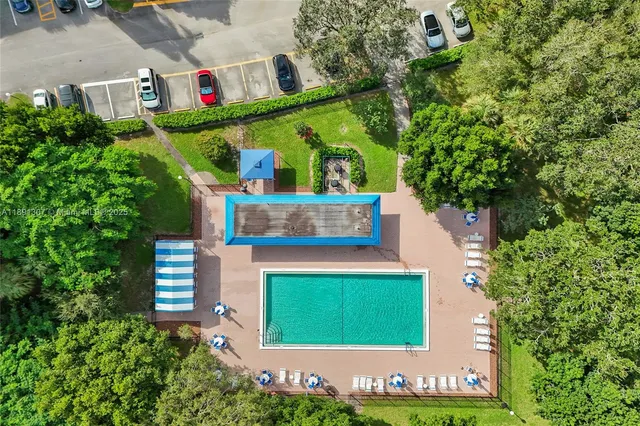 a view of a street with a building in the background