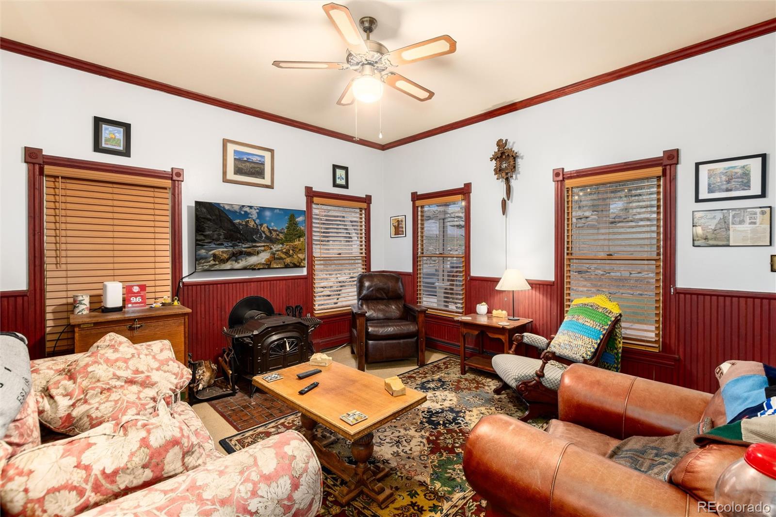 200 Rose Street Georgetown, CO 80444 - Photo 13 of 43 a living room with furniture and a flat screen tv