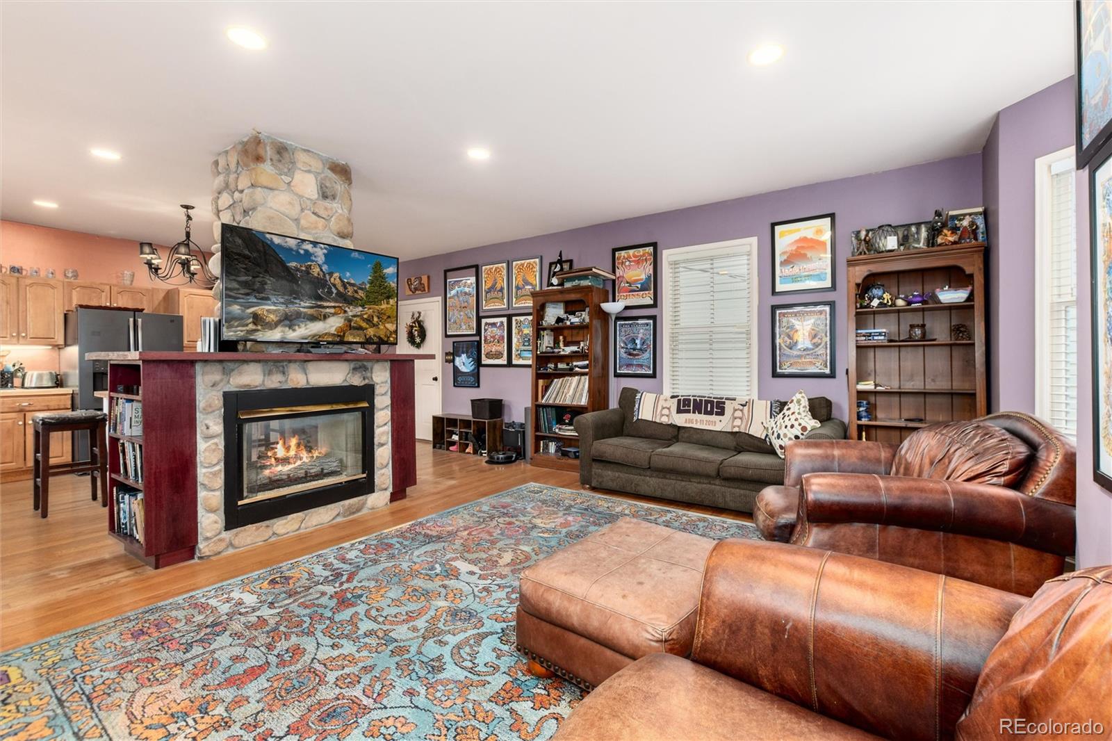 200 Rose Street Georgetown, CO 80444 - Photo 28 of 43 a living room with furniture and a fireplace