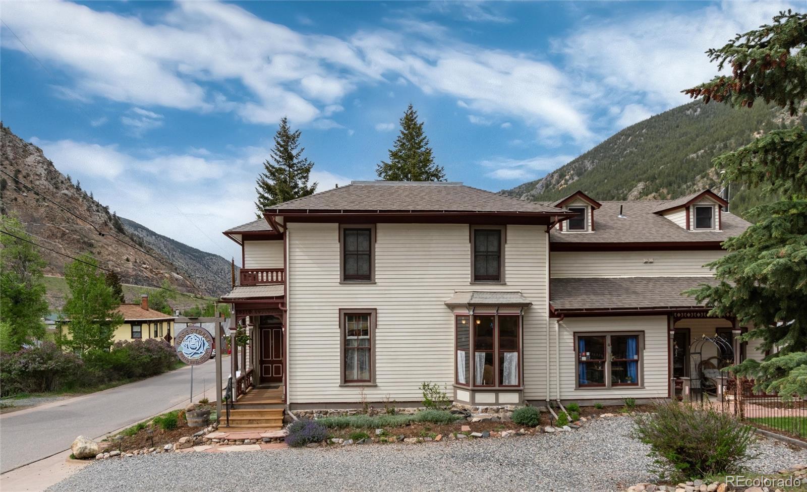 200 Rose Street Georgetown, CO 80444 - Photo 38 of 43 a front view of a house with garden