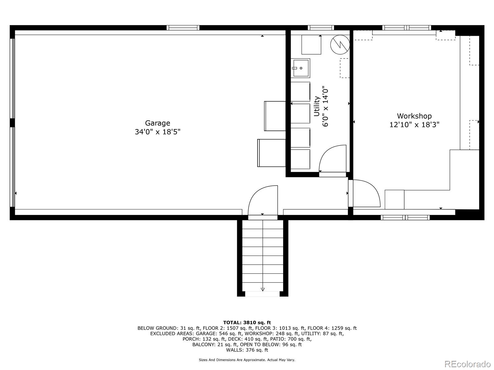 200 Rose Street Georgetown, CO 80444 - Photo 43 of 43 a picture of a room with a white wall and a window