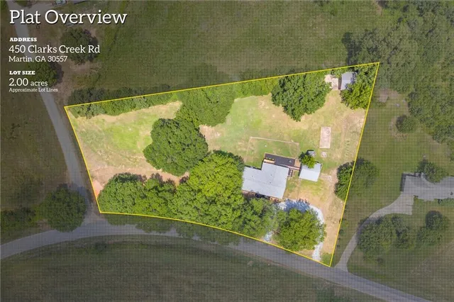 $459,900 | 450 Clarks Creek Road North, Martin, GA 30557
