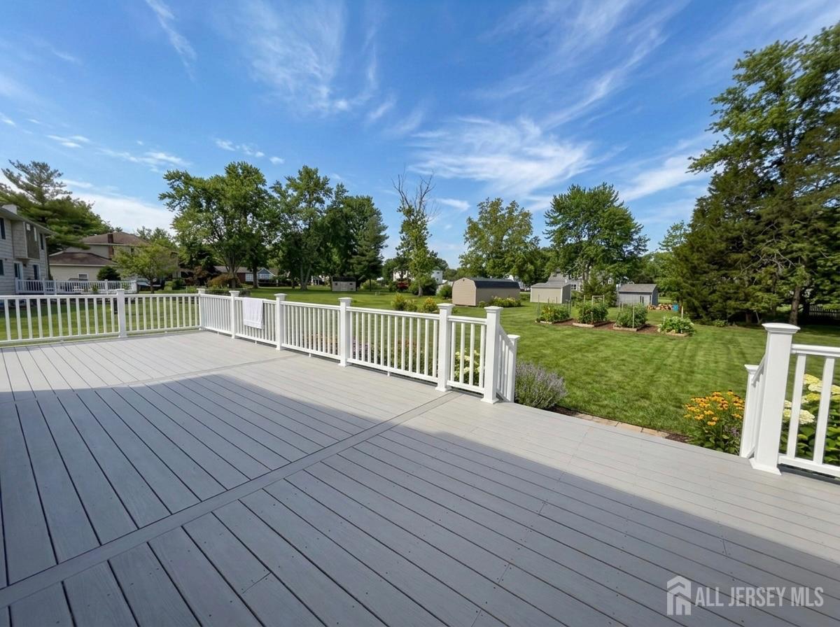 11 Williams Road Kendall Park, NJ 08824 - Photo 57 of 60 a view of a deck with a yard