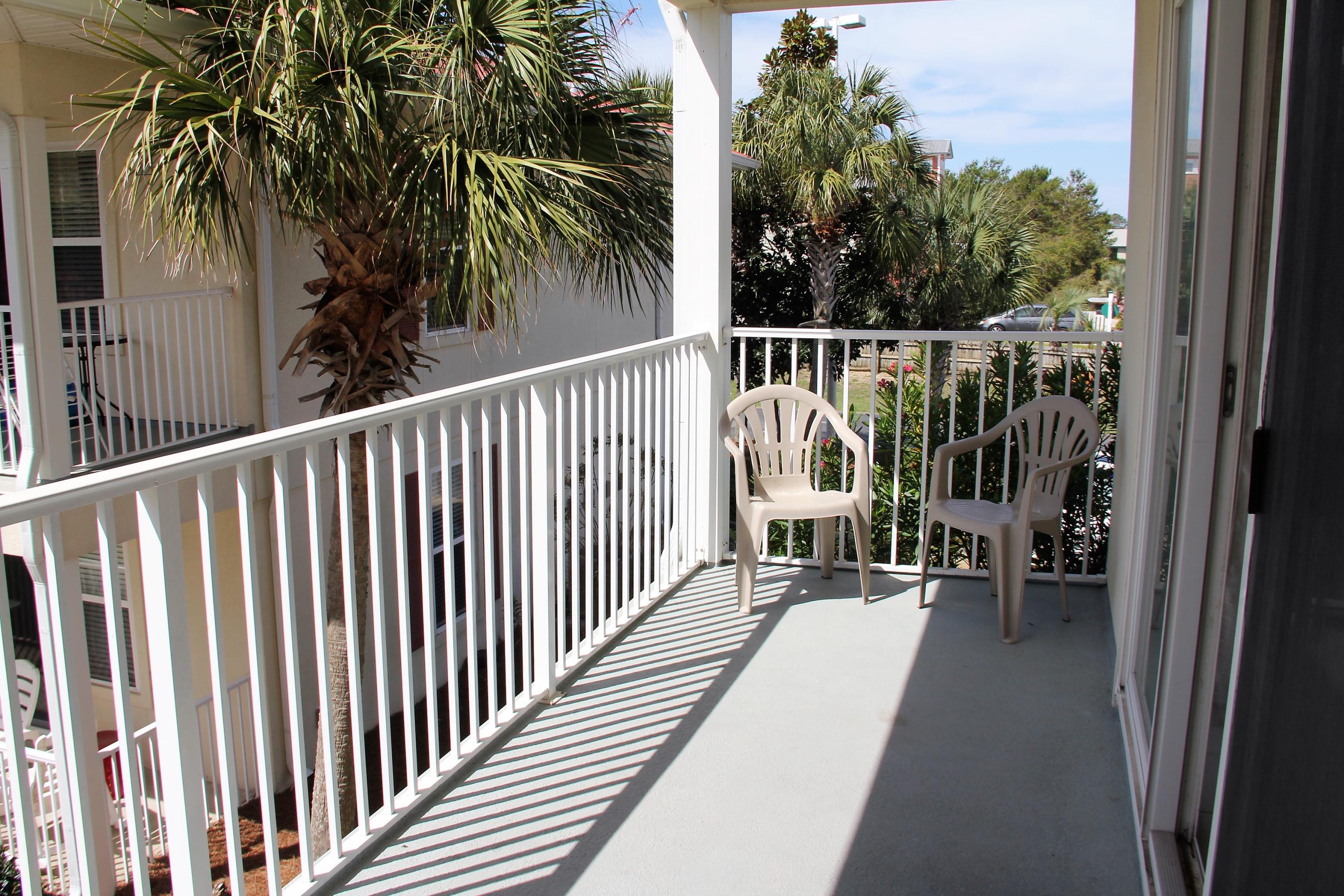 82 Sugar Sand Lane, Unit B4 Santa Rosa Beach, FL 32459 - Photo 27 of 33 a view of balcony with furniture