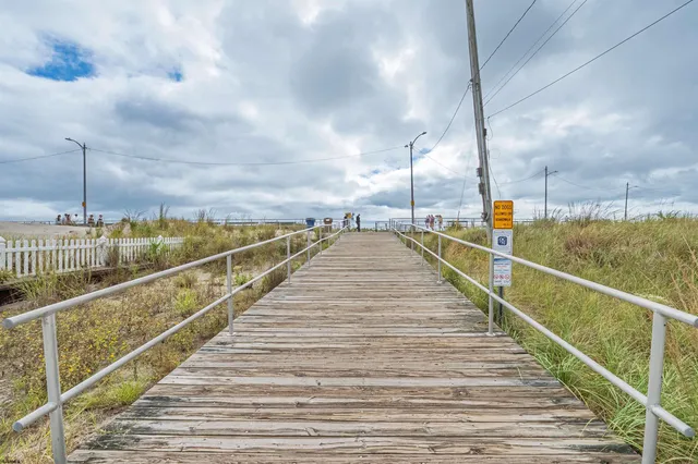 a view of a balcony with staircase