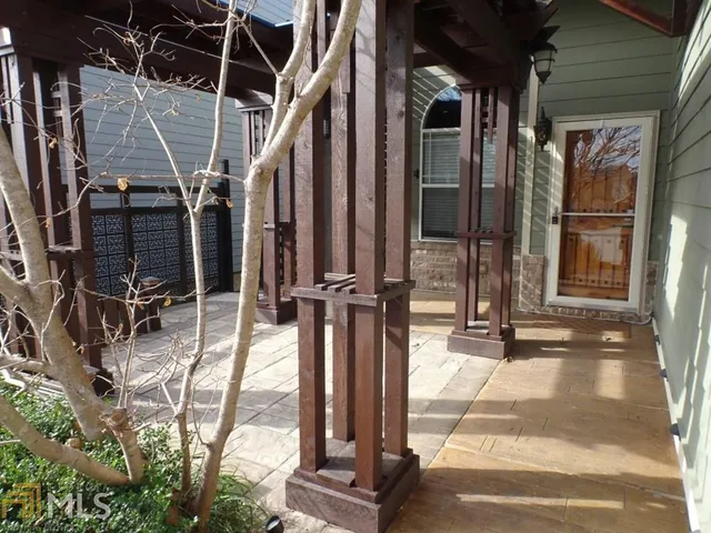a view of a storage room