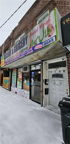a view of a store with storage