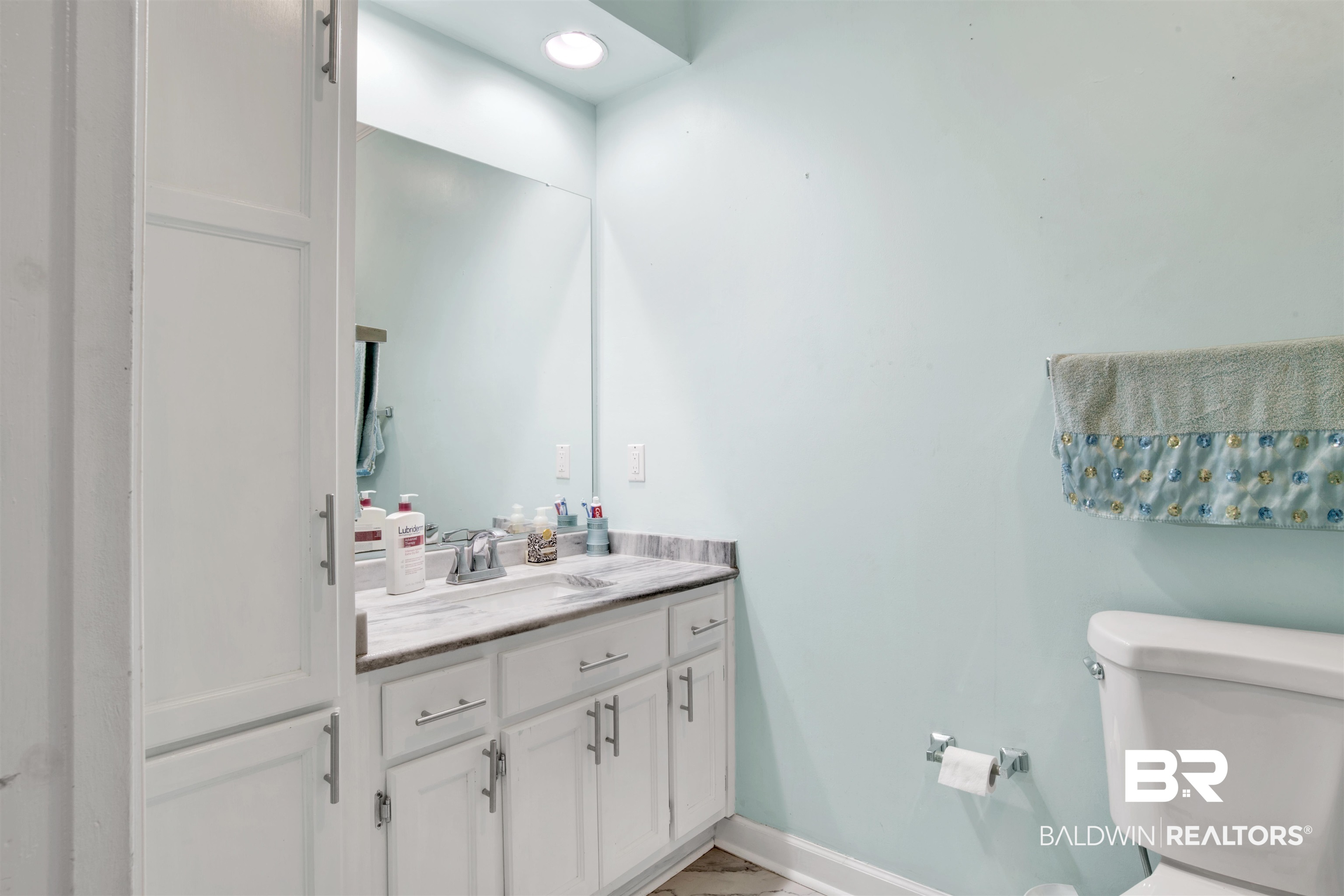 445 Wedgefield Drive South Mobile, AL 36608 - Photo 24 of 36 Bathroom with vanity and toilet