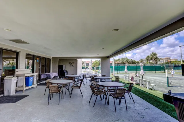 a outdoor space with furniture and garden view