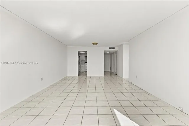 a view of an empty room