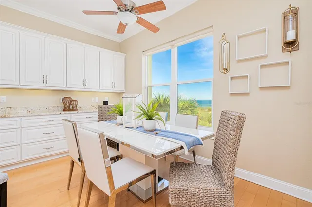 a spacious bedroom with a bed and a fireplace