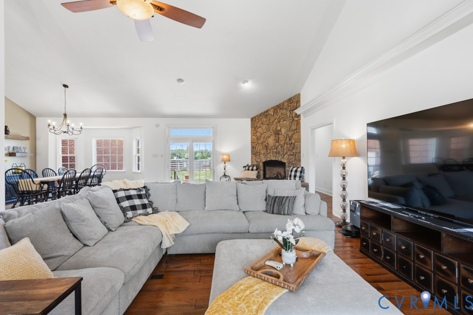 7191 Figuly Road Mechanicsville, VA 23111 - Photo 6 of 46 a living room with furniture and a flat screen tv