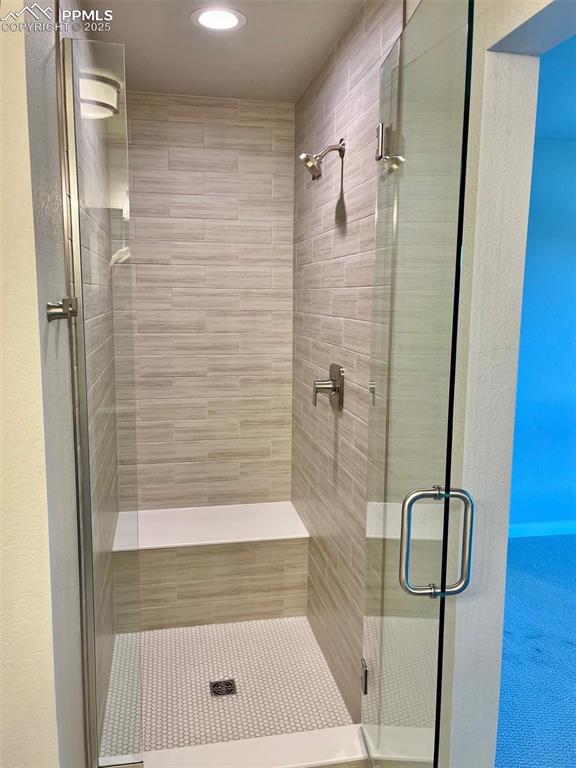 3527 Summer Dream Avenue Colorado Springs, CO 80922 - Photo 23 of 26 a bathroom with a shower