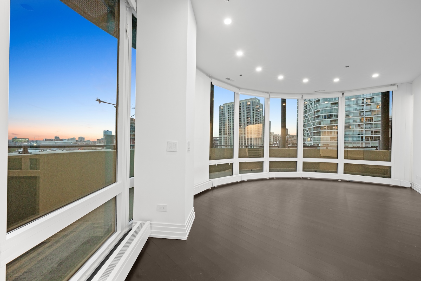600 North Kingsbury Street, Unit 506 Chicago, IL 60654 - Photo 58 of 71 a view of a living room with a large window