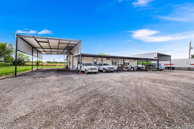 a cars parked in front of a building
