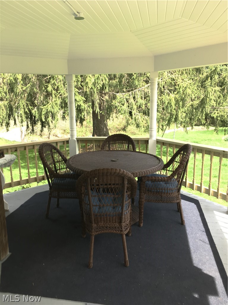 660 Remsen Road Medina, OH 44256 - Photo 3 of 35 Gazebo area on wrap around porch to give lovely views of the 2 acre lot!