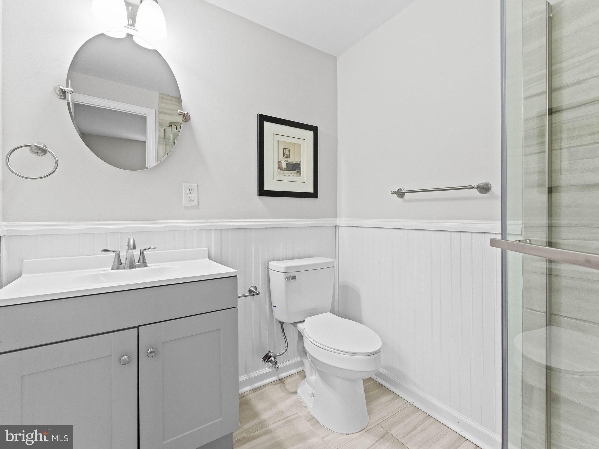 166 Pearl Croft Road Cherry Hill, NJ 08034 - Photo 22 of 34 Modern elegance in a serene bathroom.