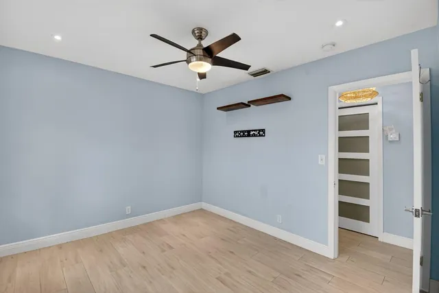 wooden floor in an empty room