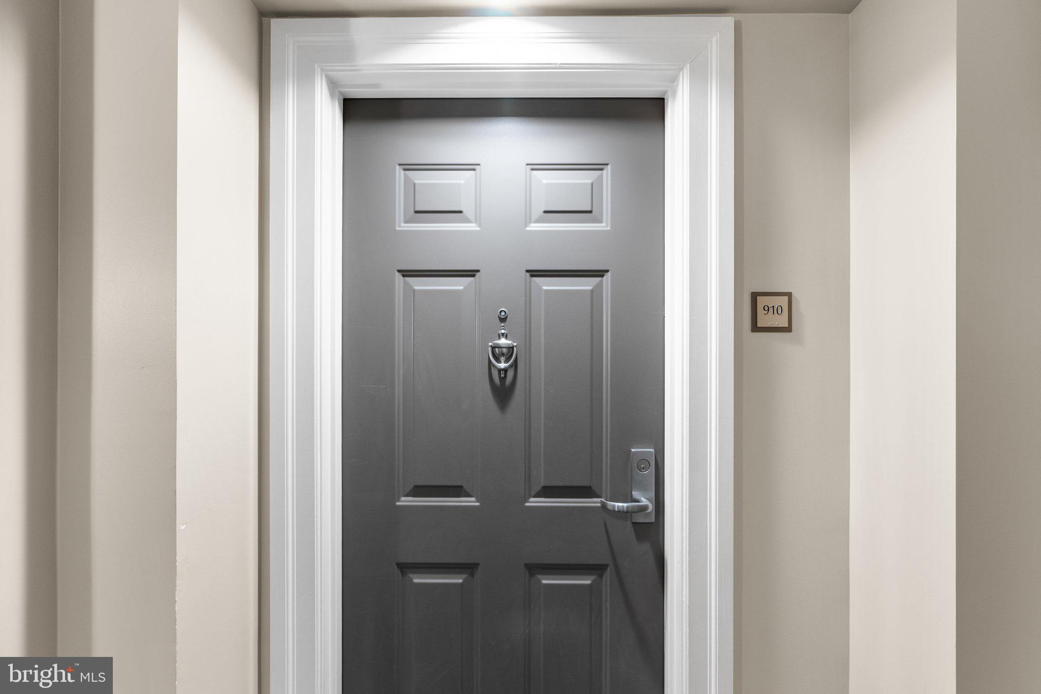 Unit main entrance