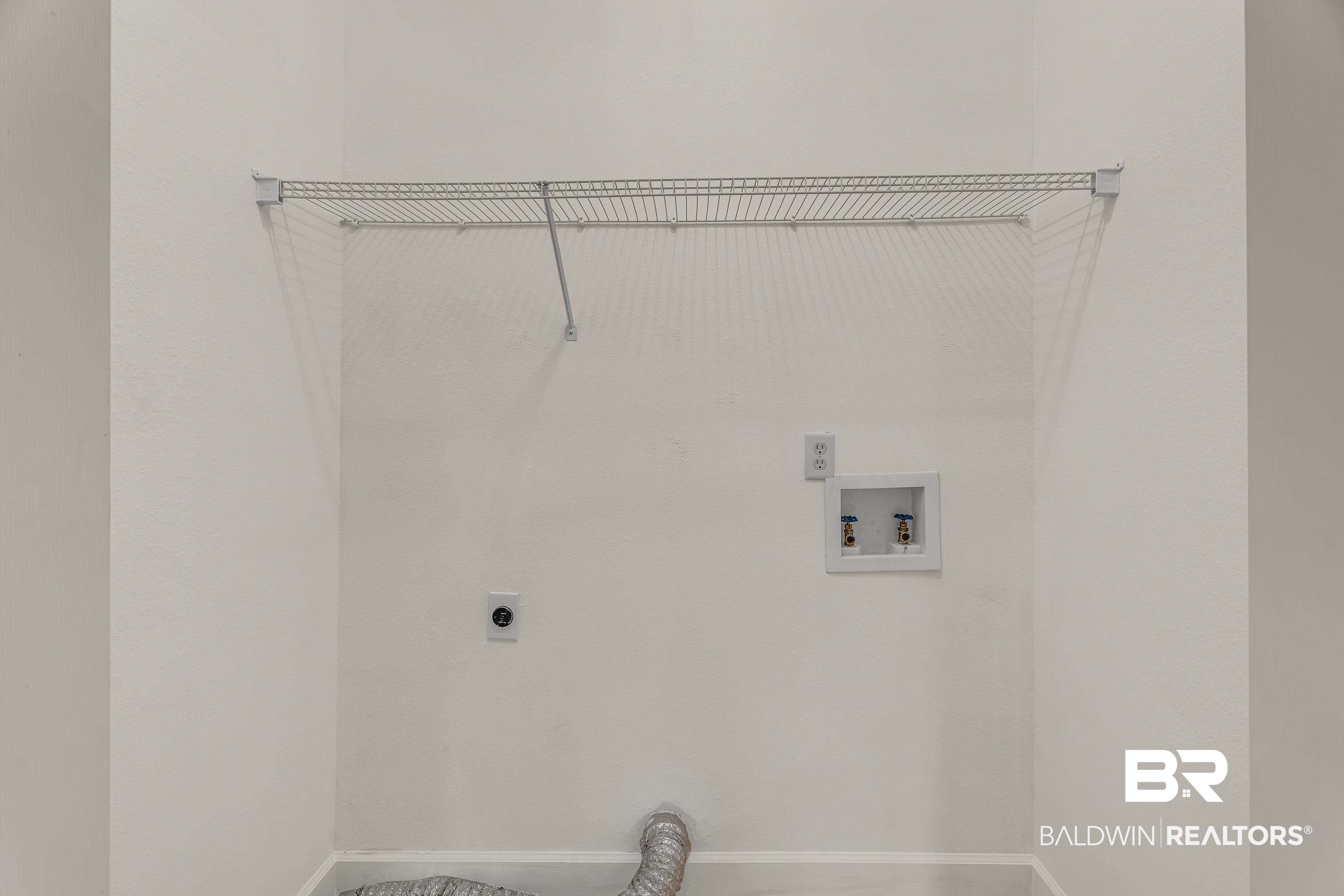 9530 Pilgrim Drive Elberta, AL 36530 - Photo 22 of 61 Clothes washing area featuring washer hookup, hookup for an electric dryer, baseboards, and laundry area