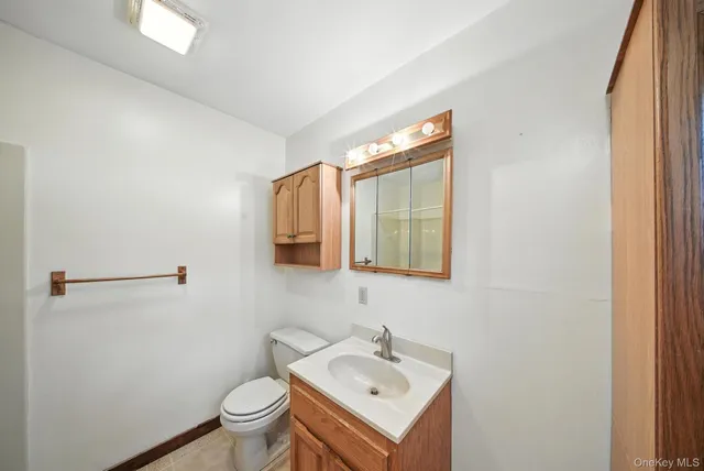 a bathroom with a sink and a toilet