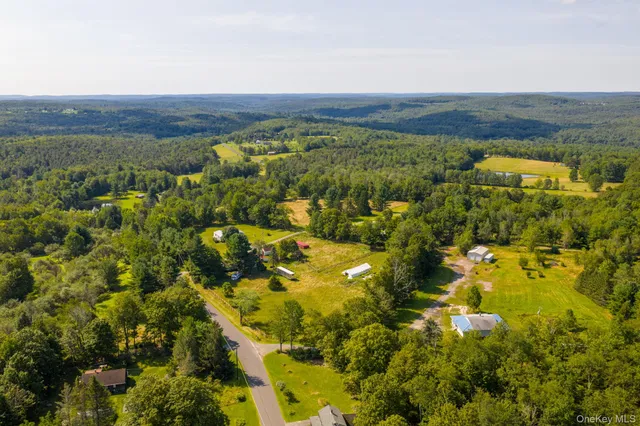 a view of an ocean and a mountain