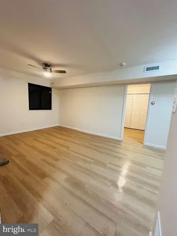 a view of a livingroom with a flat screen tv