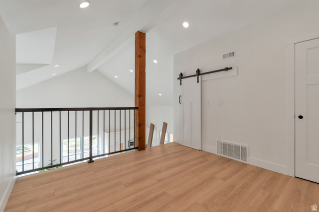 1820 West Farmhouse Flats Road Peoa, UT 84061 - Photo 68 of 79 Upper-level loft with wood-finish flooring