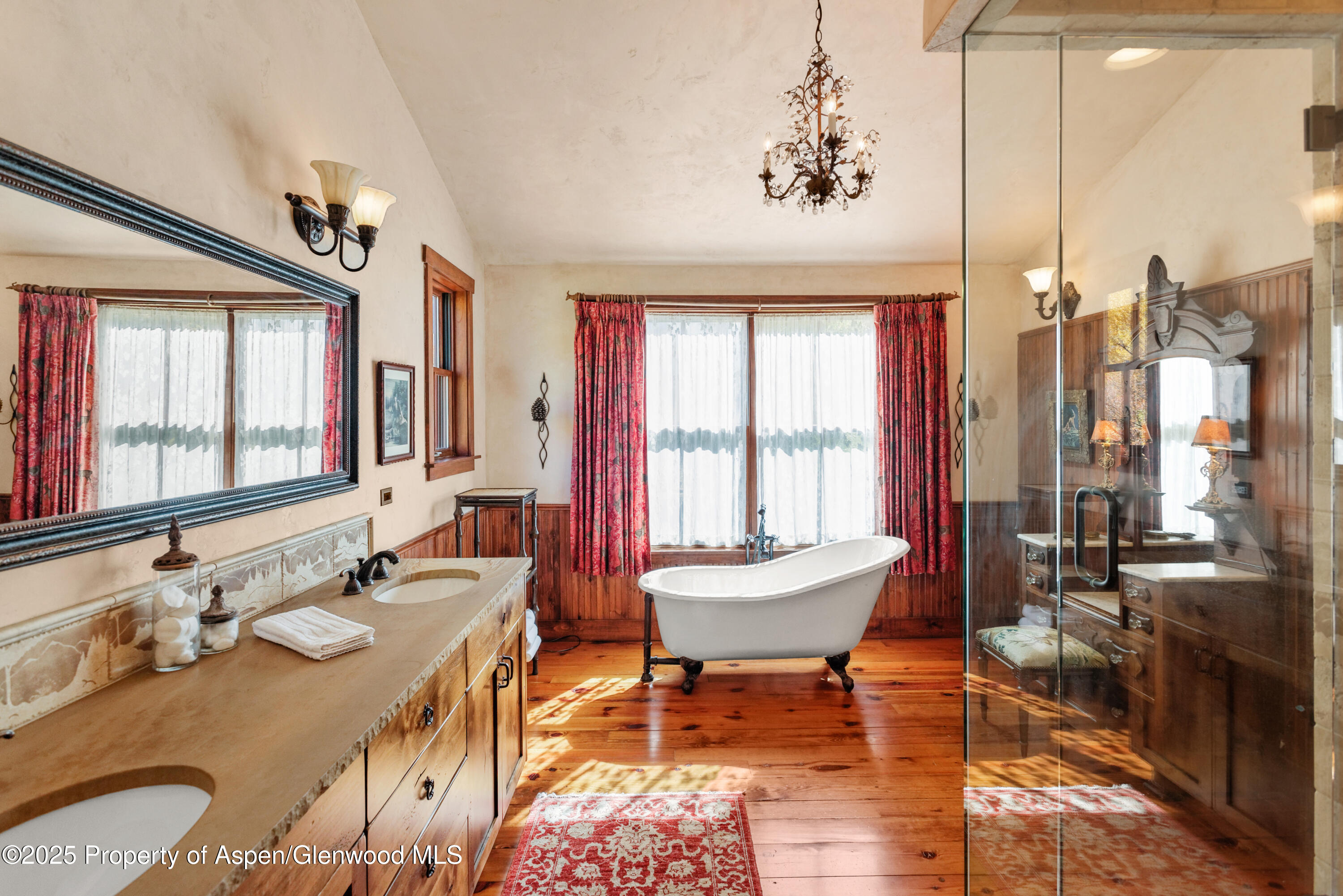 5548 Frying Pan Road Basalt, CO 81621 - Photo 17 of 53 a living room with fireplace furniture and a large window