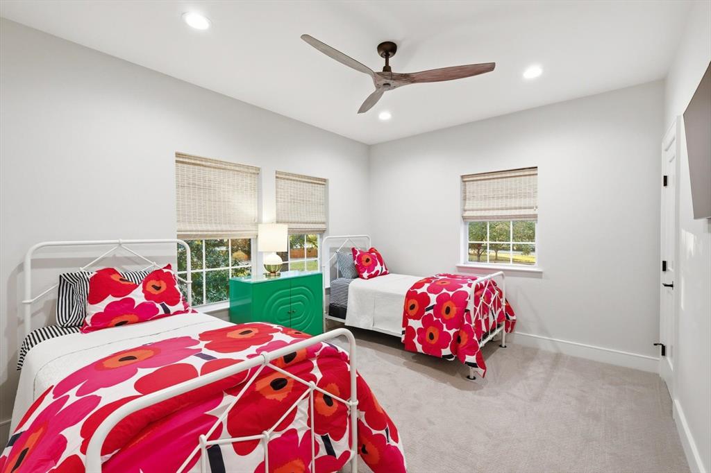 2285 Sage Circle Graford, TX 76449 - Photo 30 of 40 a bedroom with two bed and a window