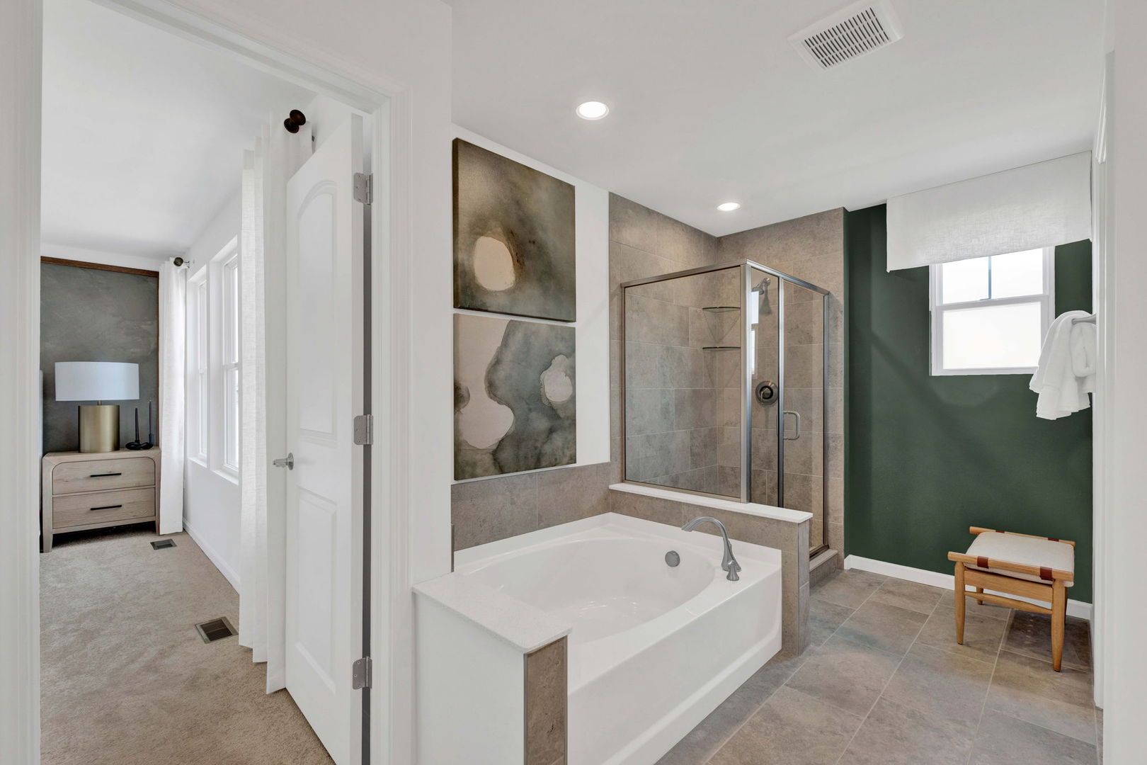 73 Weirich Way, Unit 78003 Batavia, IL 60510 - Photo 17 of 22 a bathroom with a tub a toilet and a shower