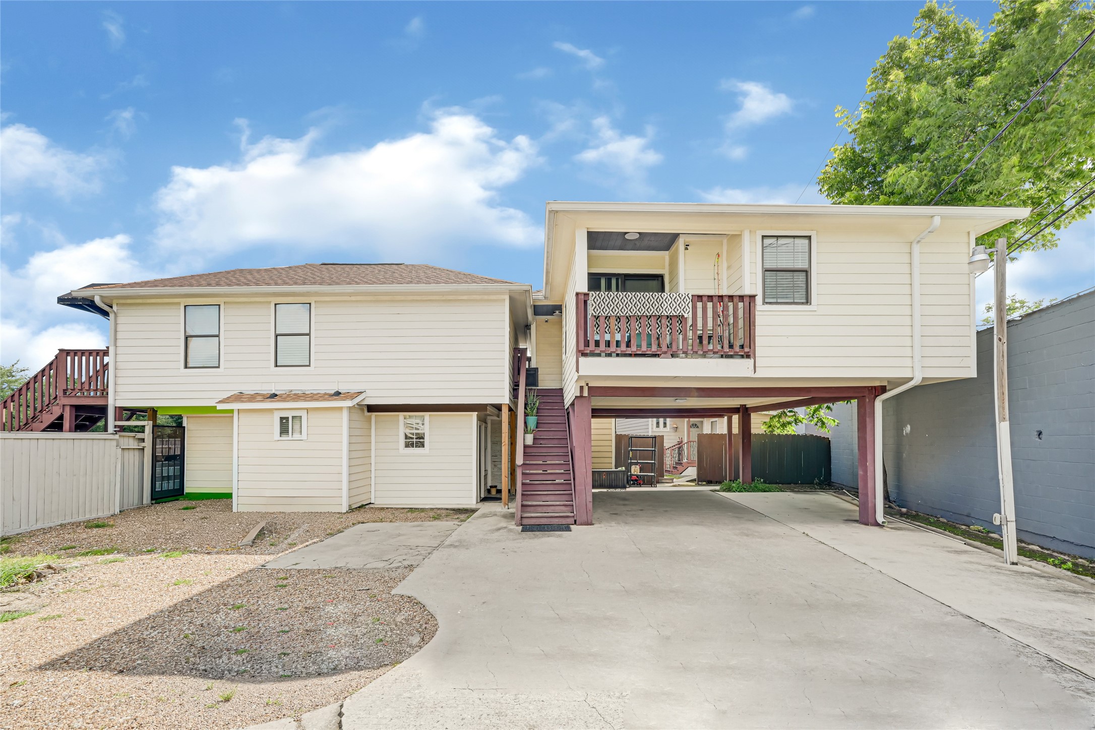 2809 Tooke Street, Unit D Houston, TX 77023 - Photo 9 of 12 Unit D entrance is under stairs left side