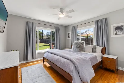 a room with furniture and a window