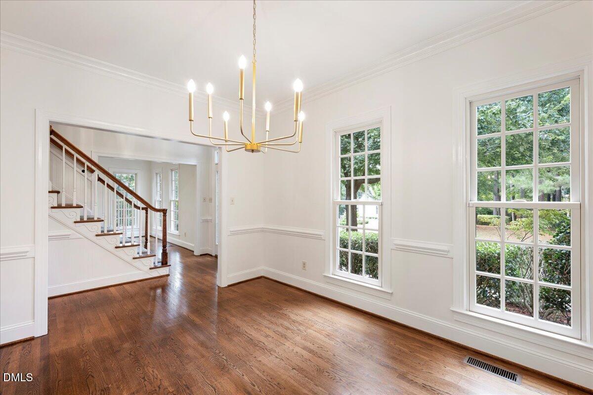 7029 Spring Ridge Road Cary, NC 27518 - Photo 4 of 39 Dining Room view to foyer
