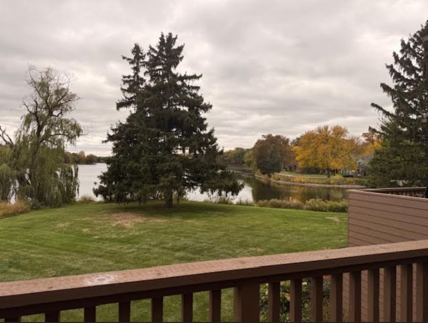 357 Indian Point Lake Barrington, IL 60010 - Photo 12 of 14 a view of a lake from a balcony