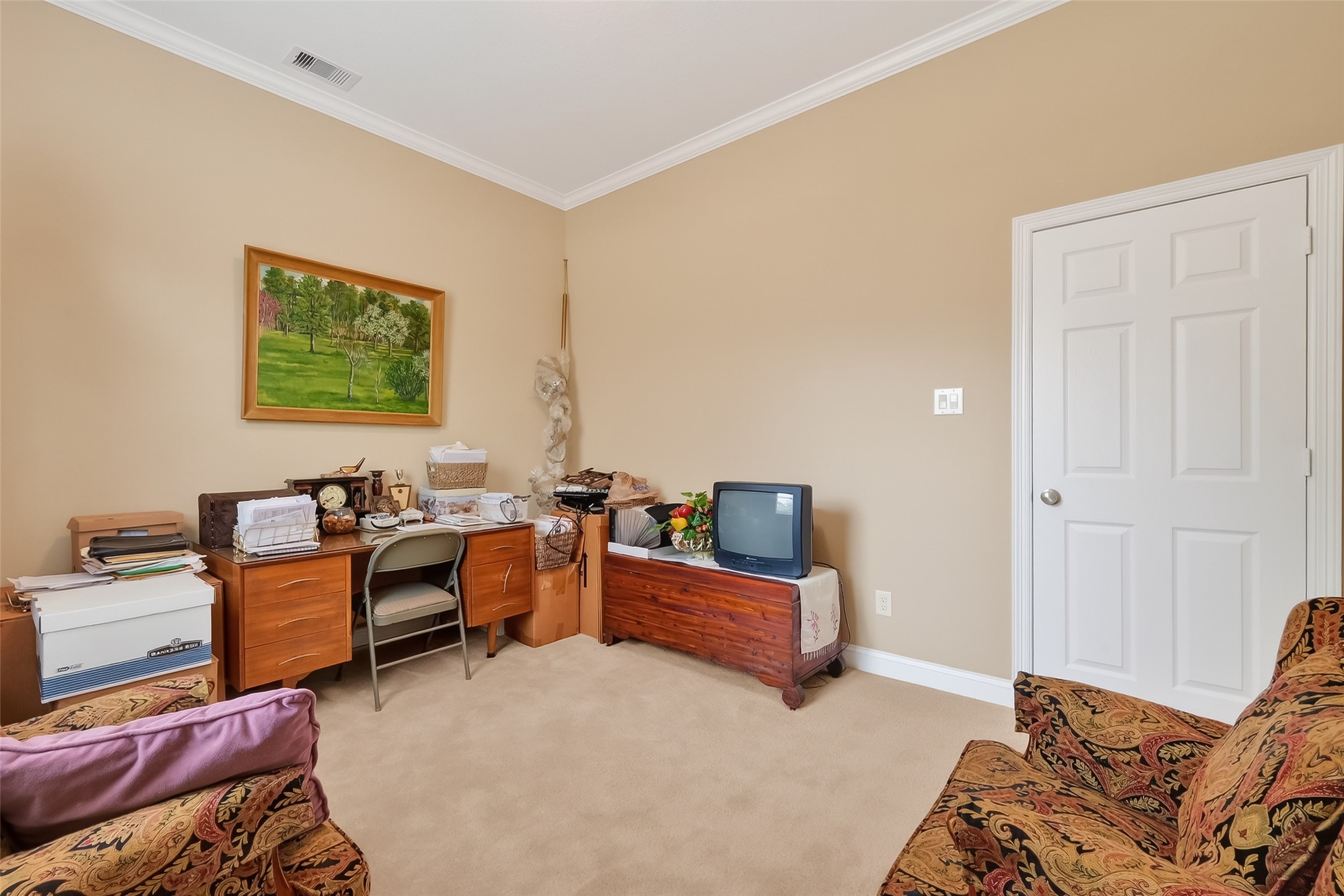 18622 Yorkshire Manor Court Spring, TX 77379 - Photo 33 of 49 a bedroom with furniture and a window