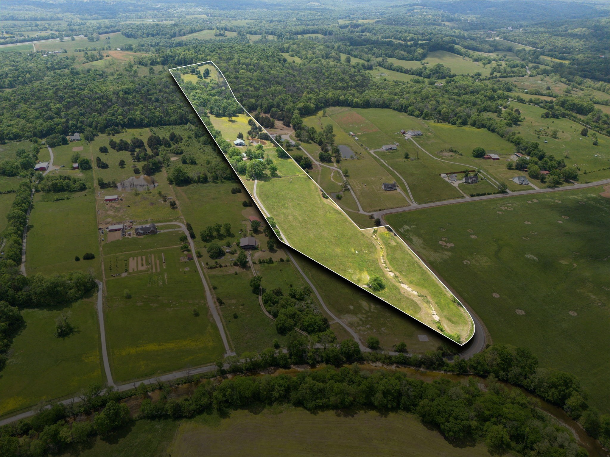 1494 Grant Road Watertown, TN 37184 - Photo 21 of 95 an aerial view of a residential houses with outdoor space and trees