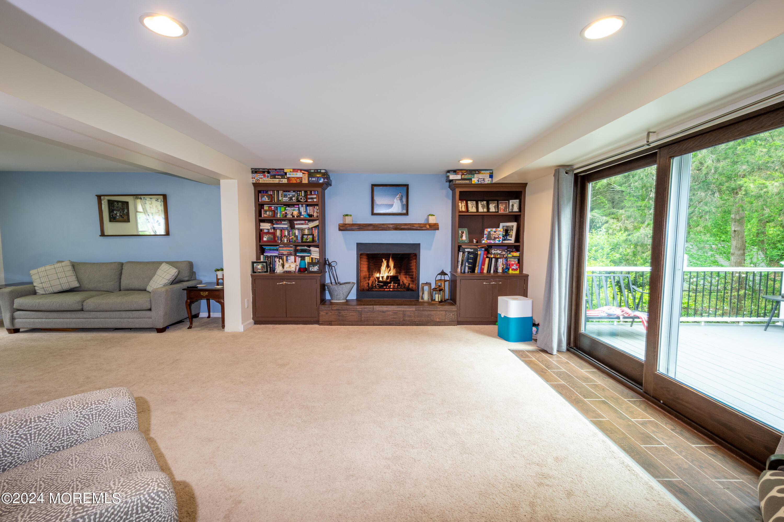 55 East Pleasant Grove Road Jackson, NJ 08527 - Photo 8 of 30 Living Room Fireplace